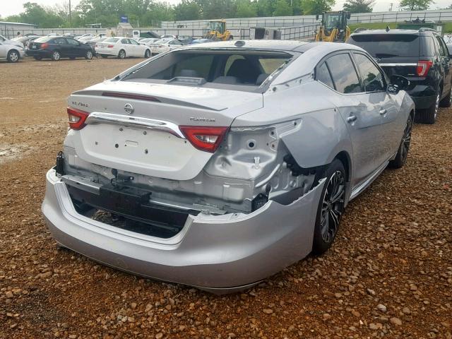 1N4AA6AP3JC363723 - 2018 NISSAN MAXIMA 3.5 SILVER photo 4