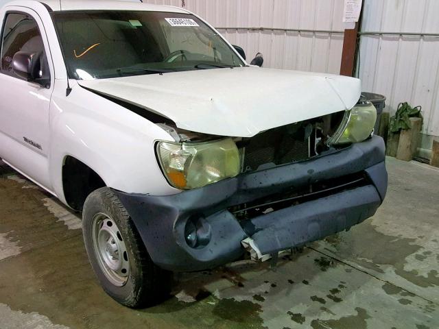 5TENX22N38Z587599 - 2008 TOYOTA TACOMA WHITE photo 9