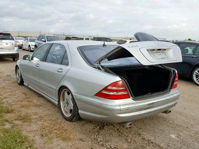 WDBNG75J91A191410 - 2001 MERCEDES-BENZ S 500 SILVER photo 3