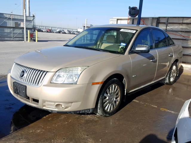 1MEHM40W18G605181 - 2008 MERCURY SABLE LUXU GOLD photo 2