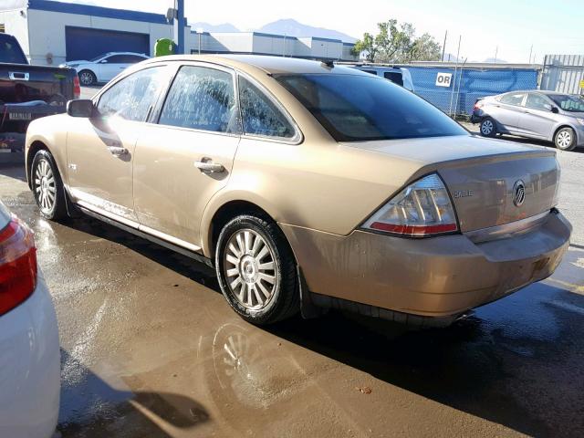 1MEHM40W18G605181 - 2008 MERCURY SABLE LUXU GOLD photo 3