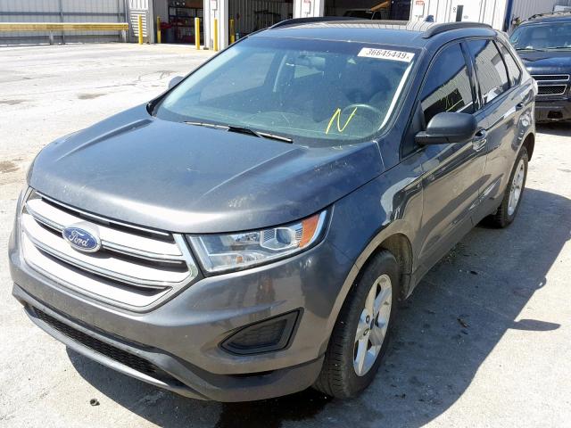 2FMPK3G90GBC58697 - 2016 FORD EDGE SE GRAY photo 2