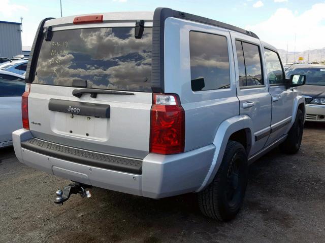 1J8HG48K67C598236 - 2007 JEEP COMMANDER 银色 照片 4