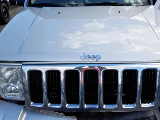 1J8HG48K67C598236 - 2007 JEEP COMMANDER 银色 照片 7