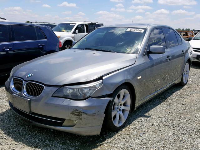 WBANW13558CZ72217 - 2008 BMW 535 I GRAY photo 2