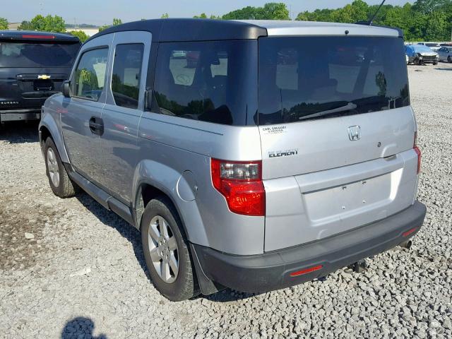 5J6YH1H71AL006158 - 2010 HONDA ELEMENT EX SILVER photo 3