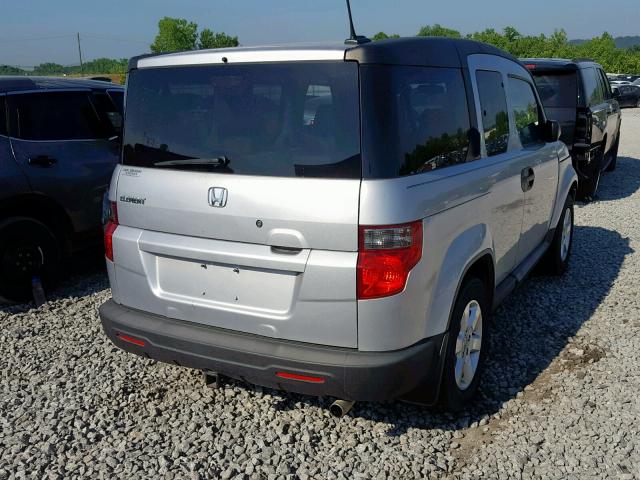 5J6YH1H71AL006158 - 2010 HONDA ELEMENT EX SILVER photo 4