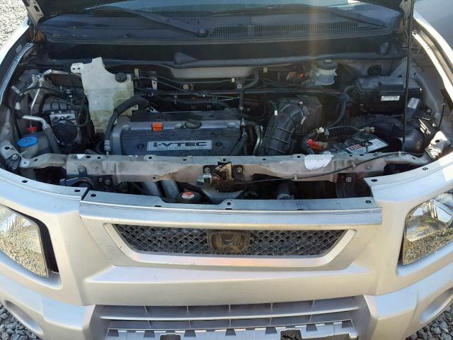 5J6YH1H71AL006158 - 2010 HONDA ELEMENT EX SILVER photo 7