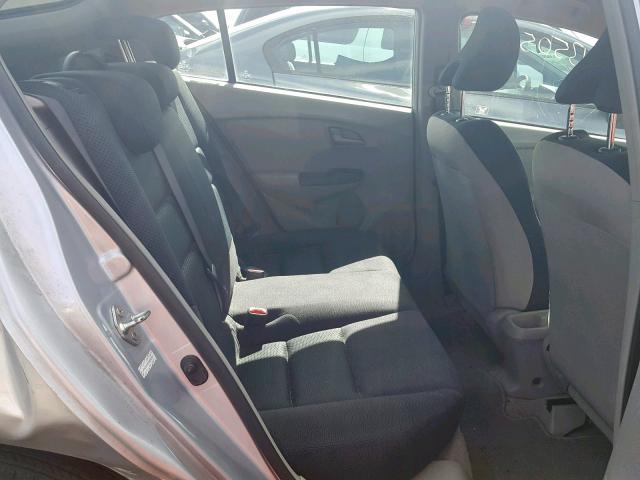 JHMZE2H51AS032576 - 2010 HONDA INSIGHT LX GRAY photo 6