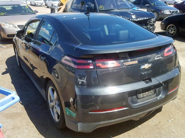 1G1RH6E48EU142071 - 2014 CHEVROLET VOLT BLACK photo 3