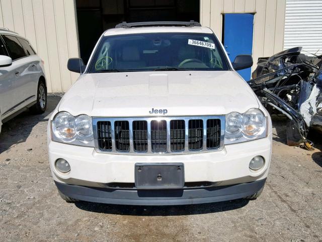 1J4HR58255C673328 - 2005 JEEP GRAND CHER WHITE photo 9