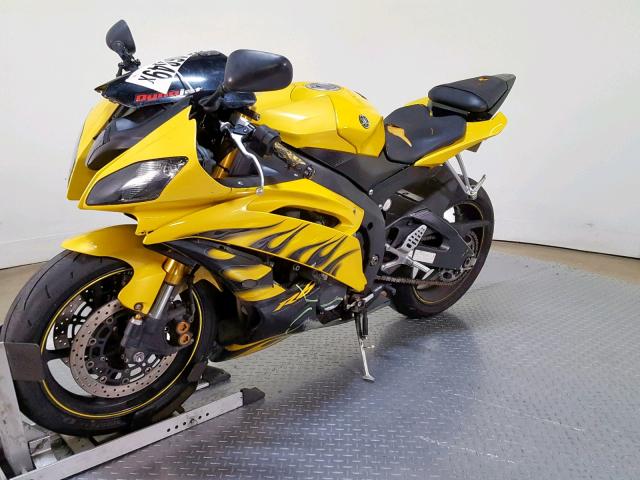 JYARJ16E78A007235 - 2008 YAMAHA YZFR6 YELLOW photo 4