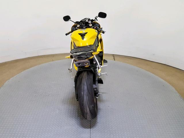 JYARJ16E78A007235 - 2008 YAMAHA YZFR6 YELLOW photo 9