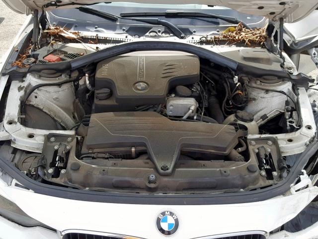 WBA3C1C55DK103018 - 2013 BMW 328 I SULE WHITE photo 7