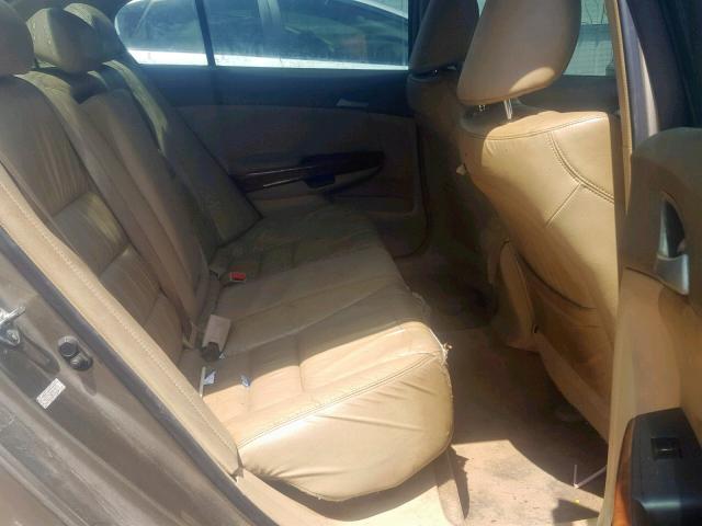 1HGCP26829A040204 - 2009 HONDA ACCORD EXL GOLD photo 6