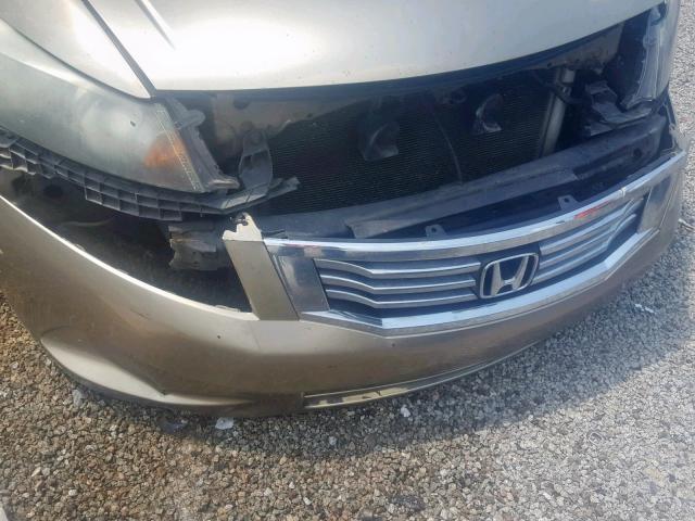 1HGCP26829A040204 - 2009 HONDA ACCORD EXL GOLD photo 9