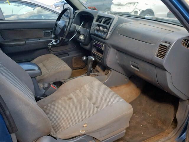 1N6ED27Y11C329529 - 2001 NISSAN FRONTIER C BLUE photo 5