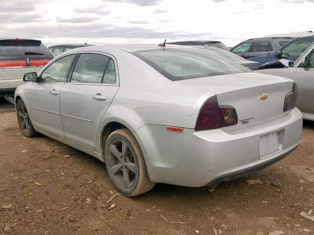 1G1ZC5E15BF134475 - 2011 CHEVROLET MALIBU 1LT SILVER photo 3