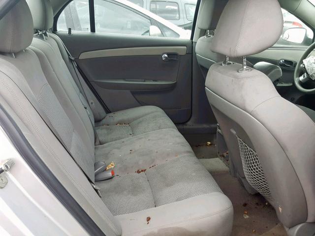 1G1ZC5E15BF134475 - 2011 CHEVROLET MALIBU 1LT SILVER photo 6