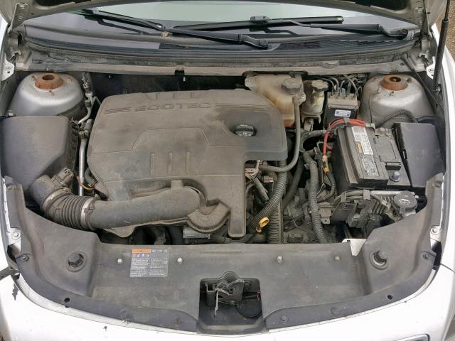 1G1ZC5E15BF134475 - 2011 CHEVROLET MALIBU 1LT SILVER photo 7