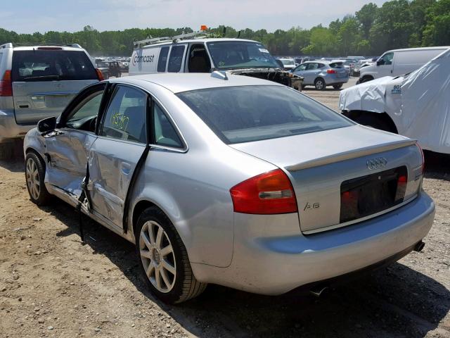 WAUCD64B94N069940 - 2004 AUDI A6 S-LINE SILVER photo 3