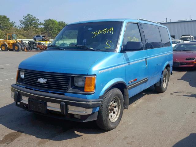 1GNDM19Z7RB161435 - 1994 CHEVROLET ASTRO BLUE photo 2