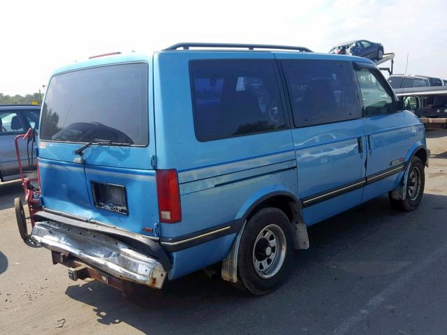 1GNDM19Z7RB161435 - 1994 CHEVROLET ASTRO BLUE photo 4