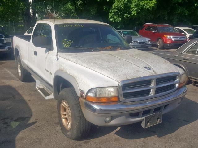 1B7GG22Y5XS249899 - 1999 DODGE DAKOTA WHITE photo 1