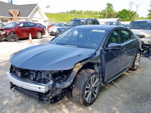 19UUB2F42KA010383 - 2019 ACURA TLX GRAY photo 2