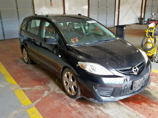 JM1CR29L380301398 - 2008 MAZDA 5 BLACK photo 1