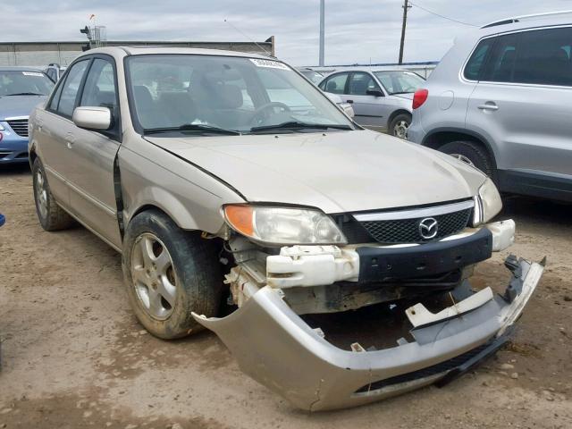 JM1BJ225410461861 - 2001 MAZDA PROTEGE LX TAN photo 1