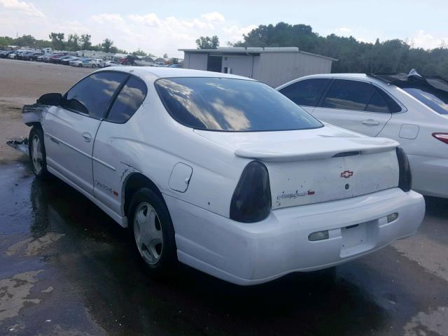 2G1WX12K5Y9176062 - 2000 CHEVROLET MONTE CARL 白色 照片 3