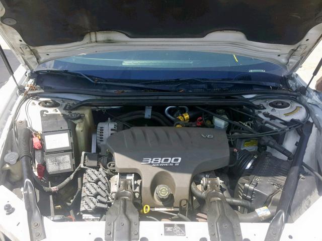 2G1WX12K5Y9176062 - 2000 CHEVROLET MONTE CARL 白色 照片 7