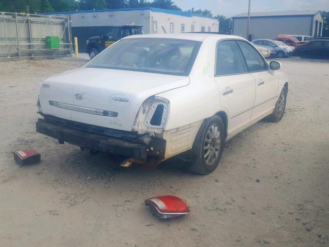 KMHFU45E42A196463 - 2002 HYUNDAI XG 350 WHITE photo 4