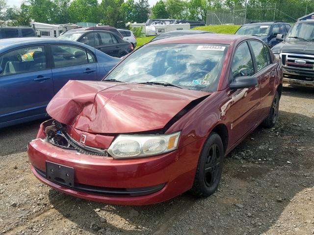 1G8AG52F64Z120556 - 2004 SATURN ION LEVEL BURGUNDY photo 2