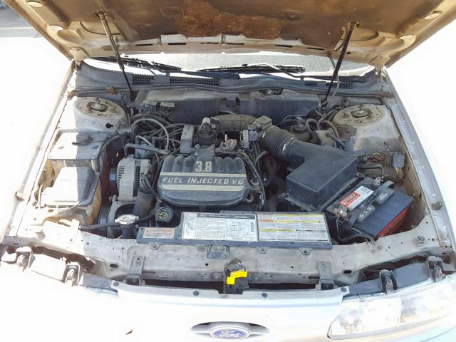 1FALP5248SG174369 - 1995 FORD TAURUS GL SILVER photo 7