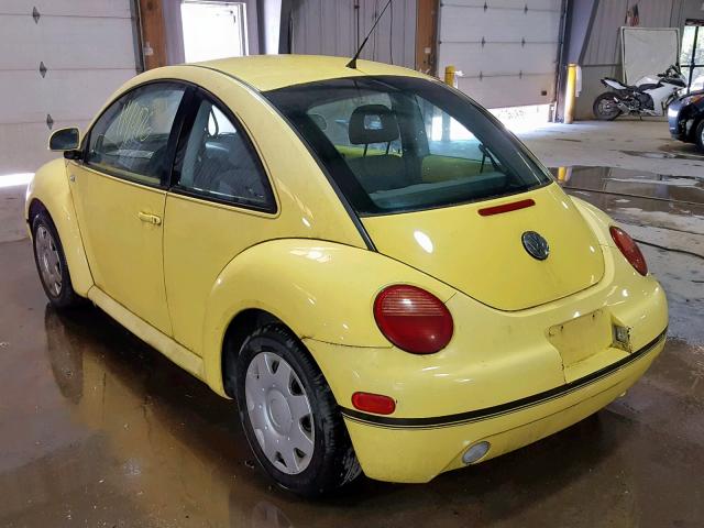 3VWCC21C1XM417642 - 1999 VOLKSWAGEN NEW BEETLE Sarı foto 3