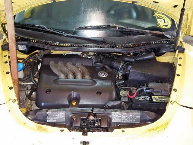 3VWCC21C1XM417642 - 1999 VOLKSWAGEN NEW BEETLE Sarı foto 7