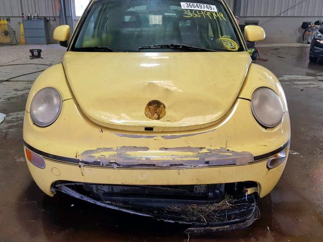 3VWCC21C1XM417642 - 1999 VOLKSWAGEN NEW BEETLE Sarı foto 9
