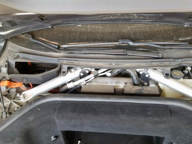 5YJSA1H11EFP51156 - 2014 TESLA MODEL S رمادي صورة 7