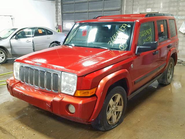 1J8HG48N36C229309 - 2006 JEEP COMMANDER 红色 照片 2