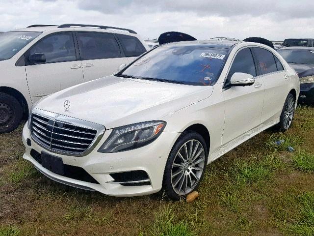 WDDUG8CB5FA147173 - 2015 MERCEDES-BENZ SL 550 WHITE photo 2