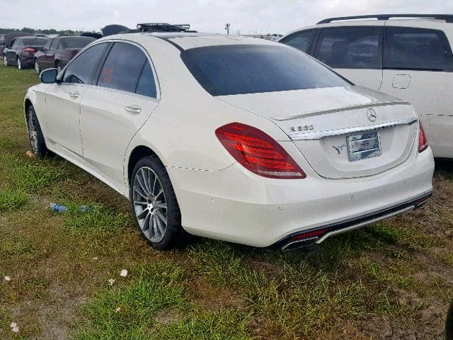 WDDUG8CB5FA147173 - 2015 MERCEDES-BENZ SL 550 WHITE photo 3