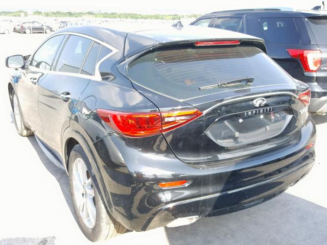 SJKCH5CPXJA055110 - 2018 INFINITI QX30 BASE BLACK photo 3