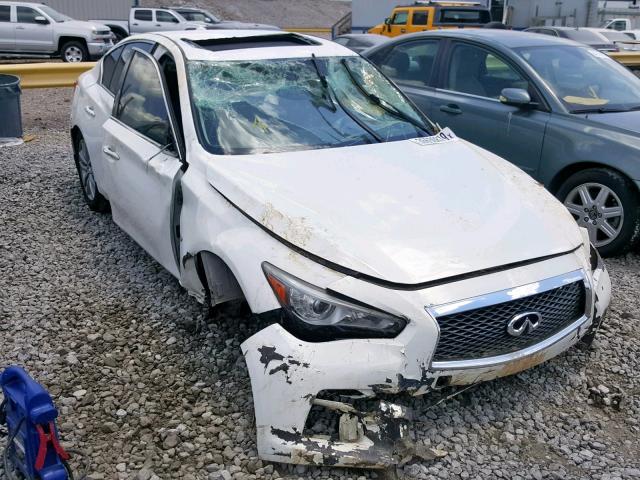 JN1BV7AP0EM681732 - 2014 INFINITI Q50 BASE WHITE photo 1