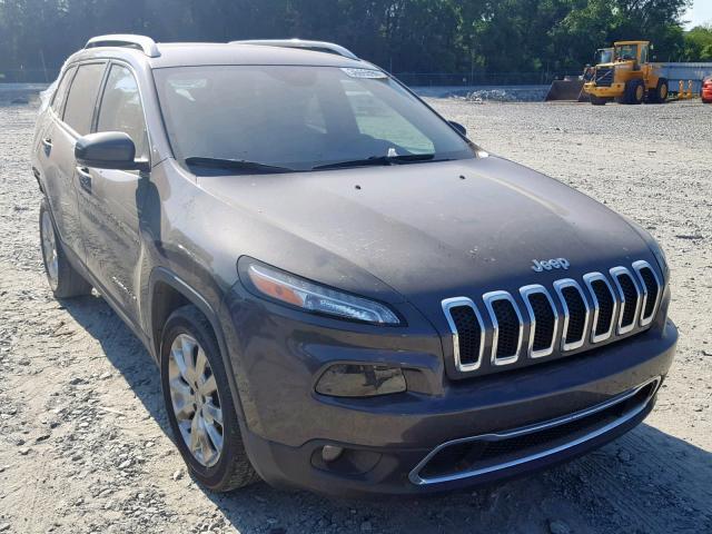 1C4PJLDB9HW517704 - 2017 JEEP CHEROKEE L GRAY photo 1