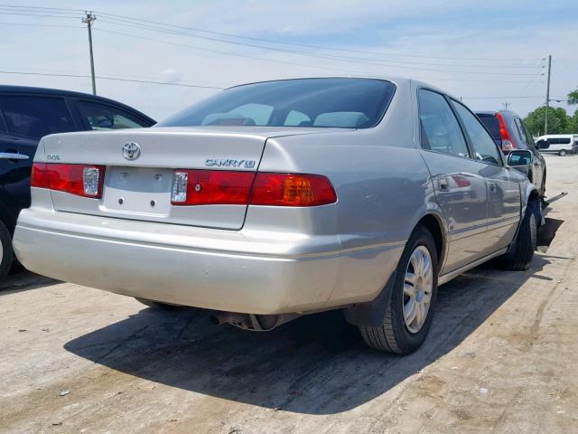 4T1BG22K61U043004 - 2001 TOYOTA CAMRY CE SILVER photo 4