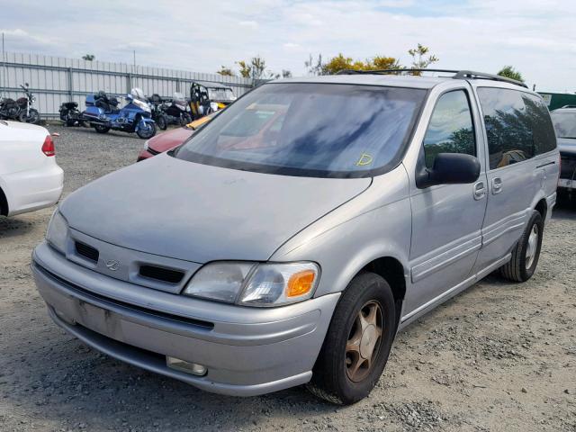 1GHDX03EXYD155805 - 2000 OLDSMOBILE SILHOUETTE SILVER photo 2