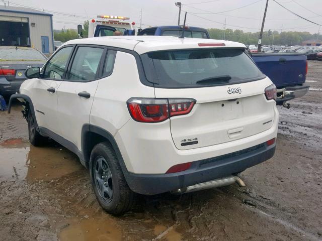 3C4NJDAB5HT664982 - 2017 JEEP COMPASS SP თეთრი ფოტო 3