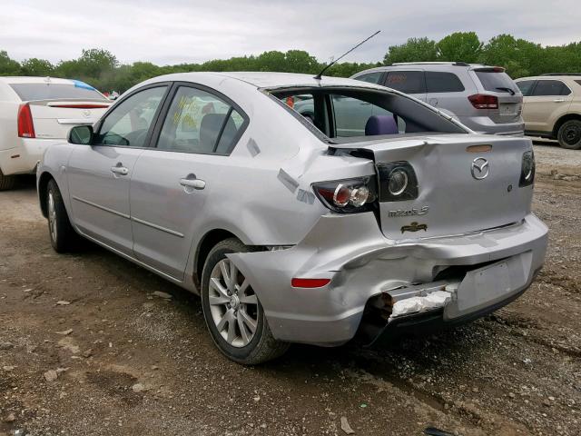 JM1BK32F571611426 - 2007 MAZDA 3 I SILVER photo 3